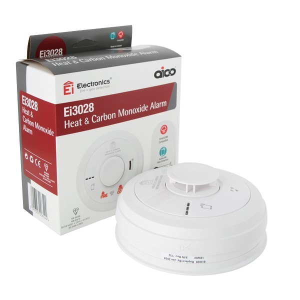 Heat and Carbon Monoxide Alarm Ei3028